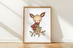 Whimsical Christmas Animals Clipart Product Image 3