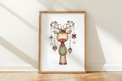 Whimsical Christmas Animals Clipart Product Image 3