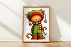 Whimsical Christmas Animals Clipart Product Image 3