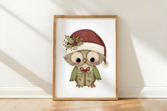 Whimsical Christmas Animals Clipart Product Image 3