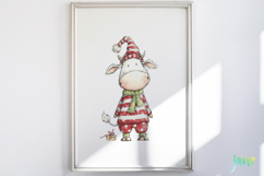 Whimsical Christmas Animals Clipart Product Image 6