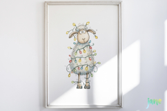 Whimsical Christmas Animals Clipart Product Image 2