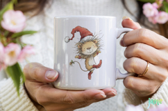 Whimsical Christmas Animals Clipart Product Image 8