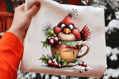 Whimsical Christmas Bird Product Image 2