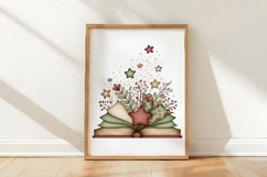 Whimsical Christmas Books Clipart Product Image 3