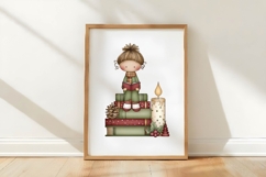 Whimsical Christmas Books Clipart Product Image 3