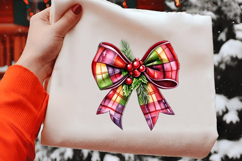 Whimsical Christmas Bow Clipart Product Image 2