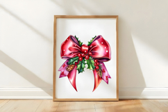 Whimsical Christmas Bow Clipart Product Image 3
