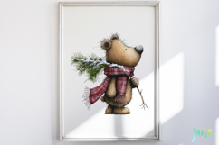 Whimsical Christmas Cabin Clipart Bundle Product Image 6