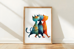 Whimsical Christmas Cat Gang Clipart Product Image 3