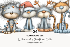 Whimsical Christmas Cats Product Image 1