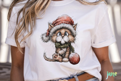 Whimsical Christmas Cats Clipart Bundle Product Image 3