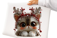 Whimsical Christmas Cats Clipart Product Image 2