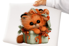 Whimsical Christmas Cats Clipart Product Image 2