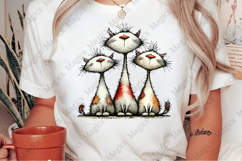 Whimsical Christmas Cats Clipart Product Image 2