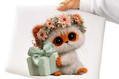Whimsical Christmas Cats Clipart Product Image 2