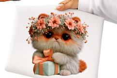 Whimsical Christmas Cats Clipart Product Image 2