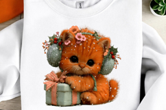 Whimsical Christmas Cats Clipart Product Image 3