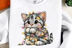 Whimsical Christmas Cats Clipart Product Image 3