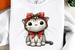 Whimsical Christmas Cats Clipart Product Image 3
