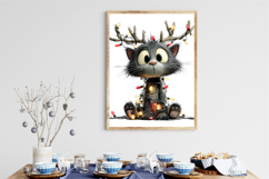 Whimsical Christmas Cats Clipart Product Image 3