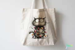Whimsical Christmas Cats Clipart Product Image 3