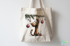 Whimsical Christmas Cats Clipart Product Image 3