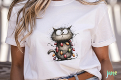 Whimsical Christmas Cats Clipart Product Image 5
