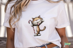 Whimsical Christmas Cats Clipart Product Image 5