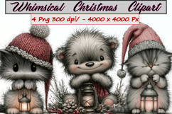 Whimsical Christmas Clipart Product Image 1
