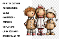 Whimsical Christmas Clipart Product Image 2
