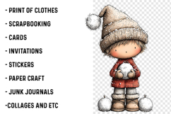 Whimsical Christmas Clipart Product Image 2