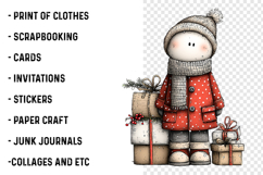 Whimsical Christmas Clipart Product Image 2