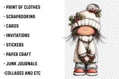Whimsical Christmas Clipart Product Image 2
