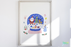 Whimsical Christmas Crayon Clipart Product Image 2