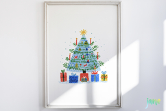 Whimsical Christmas Crayon Clipart Product Image 2