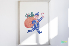 Whimsical Christmas Crayon Clipart Product Image 2