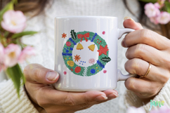 Whimsical Christmas Crayon Clipart Product Image 4