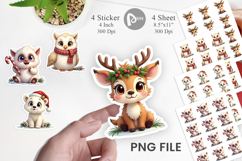 Whimsical Christmas Sticker Product Image 1