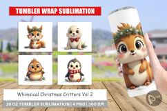 Whimsical Christmas Tumbler Product Image 1