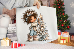 Whimsical Christmas Cute Toddler Girl Product Image 2