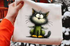 Whimsical Christmas Dog Cat Clipart Product Image 2