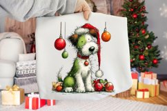 Whimsical Christmas Dog Clipart Product Image 2