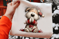 Whimsical Christmas Dog Clipart Product Image 2