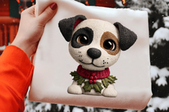 Whimsical Christmas Dog Clipart Product Image 2