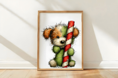 Whimsical Christmas Dog Clipart Product Image 3