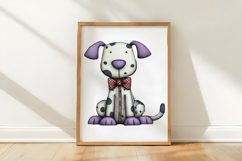 Whimsical Christmas Dog Clipart Product Image 3