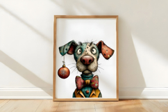 Whimsical Christmas Dog Clipart Product Image 3