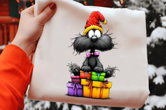 Whimsical Christmas Dogs Clipart Product Image 2