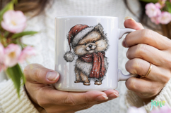 Whimsical Christmas Dogs Clipart Bundle Product Image 6